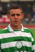 22 August 1999; Shane Robinson of Shamrock Rovers prior to the Eircom League Premier Division match between Shamrock Rovers and Finn Harps at Morton Stadium in Dublin. Photo by David Maher/Sportsfile