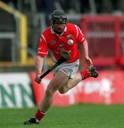 2 April 2000; Wayne Sherlock of Cork during the Church & General National Hurling League Division 1B match between Cork and Tipperary at Páirc Uí Chaoimh in Cork. Photo by Brendan Moran/Sportsfile