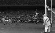 19 September 1982; Seamus Darby of Offaly scores their last minute goal past Kerry goalkeeper Charlie Nelligan, which denied Kerry 5 All-Ireland Football titles in a row, during the All-Ireland Senior Football Championship Final match between Offaly and Kerry at Croke Park in Dublin. Photo by Colman Doyle/Sportsfile