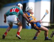 18 November 2007; Paul Reape, James Stephens, Mayo, in action against Joe Canning, Portumna, Galway. AIB Connacht Senior Hurling Championship Final, James Stephens, Mayo v Portumna, Galway, Athleague, Roscommon. Picture credit; Brian Lawless / SPORTSFILE