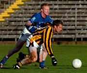 18 November 2007; Shane McMahon, Dromore, Tyrone, in action against John McEntee, Crossmaglen Rangers, Armagh. AIB Ulster Senior Football Championship Semi-Final, Dromore, Tyrone v Crossmaglen Rangers, Armagh, St Tiearnach's Park, Clones, Co. Monaghan. Picture credit; Michael Cullen / SPORTSFILE