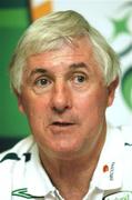 19 November 2007; Don Givens, Republic of Ireland U21 manager, during a press conference ahead of his side's UEFA U21 Championship qualifying match with Bulgaria. Republic of Ireland U21 Press Conference. Dublin Airport Hotel, Dublin. Picture credit: Caroline Quinn / SPORTSFILE