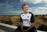 19 November 2007; Northern Ireland's Warren Feeney after a press conference ahead of their 2008 European Championship Qualifier with Spain. Northern Ireland Press Conference, Riu Palace Hotel, Gran Canaria, Spain. Picture credit: Oliver McVeigh / SPORTSFILE