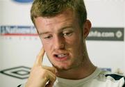 19 November 2007; Northern Ireland's Chris Brunt at a press conference ahead of their 2008 European Championship Qualifier with Spain. Northern Ireland Press Conference, Riu Palace Hotel, Gran Canaria, Spain. Picture credit: Oliver McVeigh / SPORTSFILE