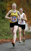 17 November 2007; Maria Halley, UCD A.C., in action during the Womens IUAA Road Relays. IUAA Road Relays, NUI College, Maynooth, Co. Kildare. Picture credit; Tomas Greally / SPORTSFILE