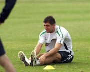 20 November 2007; Aaron Hughes, Northern Ireland captain, during squad training. Municipal Stadium, Maspalomas, Gran Canaria, Spain. Picture credit: Oliver McVeigh / SPORTSFILE