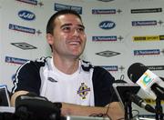 20 November 2007; Northern Ireland's David Healy at a press conference ahead of their 2008 European Championship Qualifier with Spain. Northern Ireland Press Conference, Riu Palace Hotel, Gran Canaria, Spain. Picture credit: Oliver McVeigh / SPORTSFILE