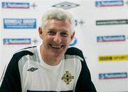 20 November 2007; Northern Ireland manager Nigel Worthington at a press conference ahead of their 2008 European Championship Qualifier with Spain. Northern Ireland Press Conference, Riu Palace Hotel, Gran Canaria, Spain. Picture credit: Oliver McVeigh / SPORTSFILE