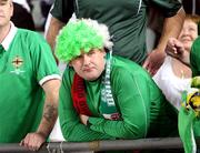 21 November 2007; A dejected Northern Ireland fans after the game. 2008 European Championship Qualifier, Spain v Northern Ireland, Estadio de Gran Canaria, Las Palmas, Spain. Picture credit; Oliver McVeigh / SPORTSFILE