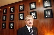 22 November 2007; Paraic Duffy relaxes under portraits of previous Director Generals after a press conference when it was announced that he will succeed Liam Mulvihill as Director General (Ard Stiúrthóir) of the Association. Croke Park, Dublin. Picture credit; Ray McManus / SPORTSFILE