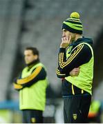 7 February 2015; Donegal manager Rory Gallagher during the closing stages of the game. Allianz Football League, Division 1, Round 2, Dublin v Donegal. Croke Park, Dublin. Picture credit: Piaras Ó Mídheach / SPORTSFILE