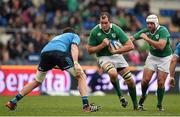 7 February 2015; Devin Toner, Ireland, in action against George Biagi, Italy. RBS Six Nations Rugby Championship, Italy v Ireland. Stadio Olimpico, Rome, Italy. Picture credit: Brendan Moran / SPORTSFILE