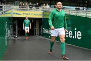 13 February 2015; Ireland's Rory Best, right, and Devin Toner arrive for the captain's run. Aviva Stadium, Lansdowne Road, Dublin. Picture credit: Ramsey Cardy / SPORTSFILE