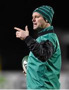 13 February 2015; Ireland head coach Nigel Carolan. U20's Six Nations Rugby Championship, Ireland v France, Dubarry Park, Athlone, Co. Westmeath. Picture credit: Ramsey Cardy / SPORTSFILE