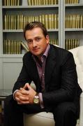 23 November 2007; Graeme McDowell pictured after speaking to journalists at the announcement of his move to Irish agent Conor Ridge at Horizon Sports Management. Dylan Hotel, Eastmoreland Place, Dublin. Picture credit; Caroline Quinn / SPORTSFILE