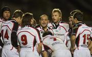 23 November 2007; Ulster captain Rory Best, centre, talks to his team-mates during the game. Magners League, Connacht v Ulster, Galway Sportsground, College Road, Galway. Picture credit; Oliver McVeigh / SPORTSFILE