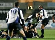 23 November 2007; Leinster scrum-half Cillian Willis, gets the ball away. Magners League, Ospreys v Leinster, Liberty Stadium, Landore, Swansea, Wales. Picture credit: Steve Pope / SPORTSFILE