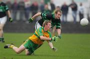 25 November 2007; Stephen Walsh, Ballylanders, in action against James Masters, Nemo Rangers. AIB Munster Senior Club Football Championship Semi-Final, Ballylanders, Limerick, v Nemo Rangers, Cork. John Fitzgerald Park, Kilmallock, Co. Limerick. Picture credit; Kieran Clancy / SPORTSFILE