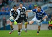 14 February 2015; Trevor Wallace, Ardfert, in action against Robbie Keenan, St Croan's. AIB GAA Football All-Ireland Intermediate Club Championship Final, Ardfert v St Croan's, Croke Park, Dublin. Picture credit: Oliver McVeigh / SPORTSFILE