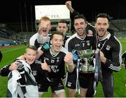 14 February 2015; Ardfert players and supporters celebrate with the cup after the game. AIB GAA Football All-Ireland Intermediate Club Championship Final, Ardfert v St Croan's, Croke Park, Dublin. Picture credit: Oliver McVeigh / SPORTSFILE