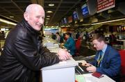 29 November 2007; Brian Cody, manager of the 2006 Vodafone GAA All-Stars team, prior to the team's departure to New York for the 2007 Vodafone GAA All-Stars Hurling Tour. Dublin Airport, Dublin. Picture credit: Brian Lawless / SPORTSFILE