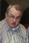 30 November 2007; GAA President Nickey Brennan during a press conference. 2007 Vodafone GAA All-Stars Hurling Tour, The New York Helinsley Hotel, 42nd Street, New York, USA. Picture credit: Ray McManus / SPORTSFILE