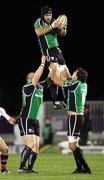 23 November 2007; John Muldoon, Connacht, takes the ball in the lineout. Magners League, Connacht v Ulster, Galway Sportsground, College Road, Galway. Picture credit; Oliver McVeigh / SPORTSFILE
