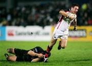 30 November 2007; Paddy Wallace, Ulster, is tackled by Ross Rennie, Edinburgh Rugby. Magners League, Ulster v Edinburgh Rugby, Ravenhill, Belfast, Co. Antrim. Picture credit: Oliver McVeigh / SPORTSFILE