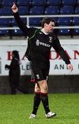 1 December 2007; Glentoran's Kyle Neil celebrates after scoring a goal. Carnegie Premier League, Glenavon v Glentoran, Mourneview Park, Lurgan, Co. Armagh. Picture credit; Peter Morrison / SPORTSFILE