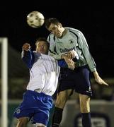 1 December 2007; David Ogilby, Institute, in action against Peter Thompson, Linfield. Carnegie Premier League, Institute v Linfield, Drumahoe, Derry. Picture credit; Oliver McVeigh / SPORTSFILE