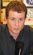 4 December 2007; Promoter Brian Peters speaking at a press conference. John Duddy / Howard Eastman Press Conference, Balmoral Hotel, Belfast. Picture credit: Oliver McVeigh / SPORTSFILE