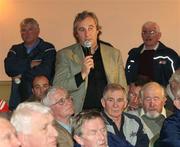 5 December 2007; Gerard O'Kane, Former Derry GAA county chairman and current county board member, speaking during an open meeting in relation to GAA player grants. The Elk, Toome, Co. Derry. Picture credit: Oliver McVeigh / SPORTSFILE
