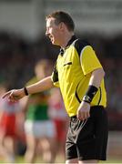 8 February 2015; Referee Joe McQuillan. Allianz Football League, Division 1, Round 2, Derry v Kerry, Celtic Park, Derry. Picture credit: Oliver McVeigh / SPORTSFILE