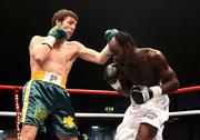 8 December 2007; John Duddy in action against Howard Eastman. Hunky Dory Fight Night, John Duddy.v.Howard Eastman, Conference Centre, Kings Hall, Belfast, Co. Antrim. Picture credit: Oliver McVeigh / SPORTSFILE