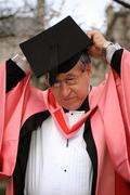 14 December 2007; Retiring Ard Stiurthoir of the GAA Liam Mulvihill on whom an Honorary Degree, Doctor in Laws, was conferred by Trinity College. Trinity College, Dublin. Picture credit; Caroline Quinn / SPORTSFILE *** Local Caption ***