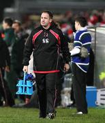 14 December 2007; Ulster's David Humphreys who was acting as waterboy for the game. Heineken Cup, Pool 2, Round 4, Ulster v Ospreys, Ravenhill, Belfast. Picture credit: Oliver McVeigh / SPORTSFILE