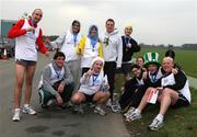 15 December 2007; Members of the IBM Sport and Social club after competing in the Aware 10K Christmas Fun Run. Phoenix Park, Dublin. Picture credit: Tomas Greally / SPORTSFILE *** Local Caption ***