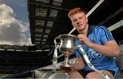 16 February 2015; In attendance at the announcement of EirGrid as the new title sponsor of the GAA Football U21 All-Ireland Championship at Croke Park is footballer Conor McHugh, Dublin. Croke Park, Dublin. Picture credit: Brendan Moran / SPORTSFILE