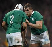 14 February 2015; Jack McGrath, right, and Rory Best, Ireland. RBS Six Nations Rugby Championship, Ireland v France. Aviva Stadium, Lansdowne Road, Dublin. Picture credit: Stephen McCarthy / SPORTSFILE