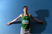 17 February 2015; Athlete Ciaran O’Lionaird, 1500m and 3000m, who was joined by fellow athletes Gerard O’Donnell, 60m, John Travers, 1500m and 3000m, and Kelly Proper, Long Jump, 60m and 200m, in attendance at the GloHealth Senior Indoor Championships Preview. Marker Hotel, Dublin. Picture credit: Pat Murphy / SPORTSFILE