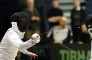 1 December 2007; Gran Anderton, Ireland, in action during the Irish Open Fencing Championships 2007, Mens Epee Individual, FIE Satellite/Coupe du Nord, Dublin City University, Glasnevin, Dublin. Picture credit: Matt Browne / SPORTSFILE