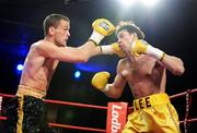 15 December 2007; Andy Lee, right, in action against Jason McKay. Ladbrokes.com Fight Night, Andy Lee.v.Jason McKay, National stadium, Dublin. Picture credit; David Maher / SPORTSFILE