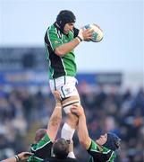 16 December 2007; John Muldoon, Connacht, wins the ball in the lineout. European Challenge Cup, Pool 3, Round 4, Newcastle Falcons v Connacht, Kingston Park, Newcastle, England. Picture credit; Brendan Moran / SPORTSFILE *** Local Caption ***