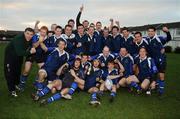 18 December 2007; The Leinster team celebrate with the cup. Irish Treasury Holdings Interprovinicial Final, Leinster v Munster, Monkstown RFC, Dublin. Picture credit: Pat Murphy / SPORTSFILE *** Local Caption ***