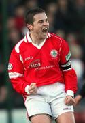 22 December 2007; Cliftonville's Chris Scannell celebrates his goal. Carnegie Premier League, Cliftonville v Glentoran, Solitude, Belfast, Co. Antrim. Picture credit: Peter Morrison / SPORTSFILE