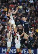 26 December 2007; Leo Cullen, Leinster, in action in the line-out against Ryan Calswell, Ulster. Magners League, Leinster v Ulster, RDS, Ballsbridge, Dublin. Picture credit: Pat Murphy / SPORTSFILE