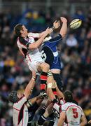 26 December 2007; Ryan Caldwell, Ulster, wins possession in the line-out against Malcolm O'Kelly, Leinster. Magners League, Leinster v Ulster, RDS, Ballsbridge, Dublin. Picture credit: Pat Murphy / SPORTSFILE