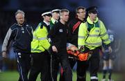 26 December 2007; Rory Best, Ulster, is stretchered off during the game. Magners League, Leinster v Ulster, RDS, Ballsbridge, Dublin. Picture credit: Pat Murphy / SPORTSFILE