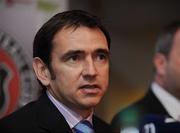 27 December 2007; The newly appointed Bohemian F.C. manager Pat Fenlon during a press conference to introduce him. Dalymount Park, Dublin. Picture credit: Caroline Quinn / SPORTSFILE *** Local Caption ***