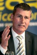 28 December 2007; The newly appointed Derry City manager Stephen Kenny during a press conference to re-introduce him to the club. Delacroix Lounge, Derry. Picture credit: Oliver McVeigh / SPORTSFILE